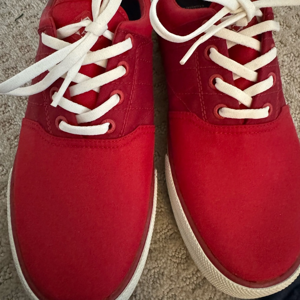Mens size 10 Sperry shoes. 
Red CVO Bionic